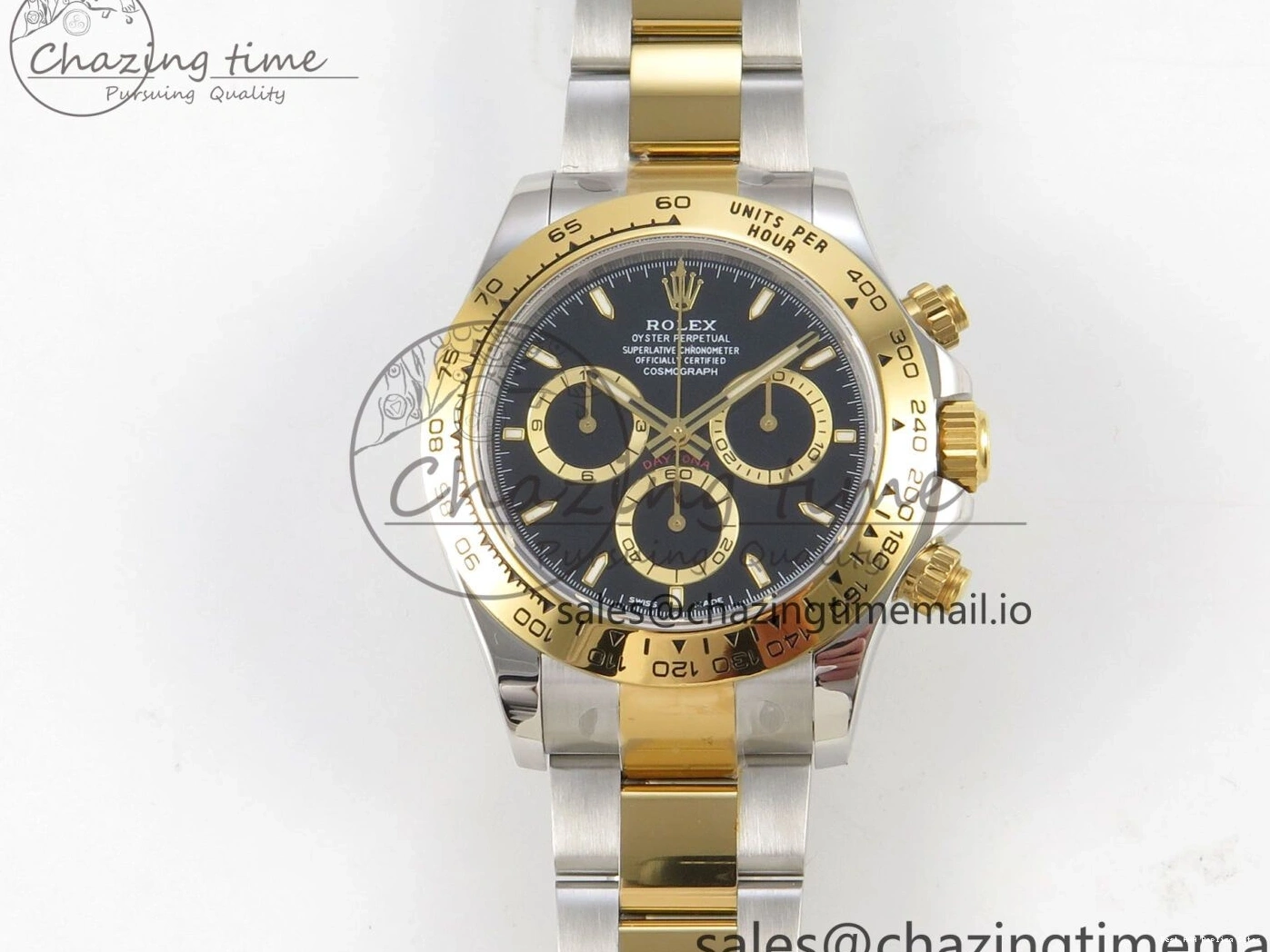 Best AAA Replica Sites SS Premium 904L Clone 126503 1:1 Dial on DD Black Clean Edition Bracelet Super 240 Best Daytona YG 1231